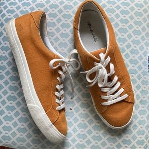 Madewell Low-Top Sneakers Monochrome Canvas L3248 Orange Fall